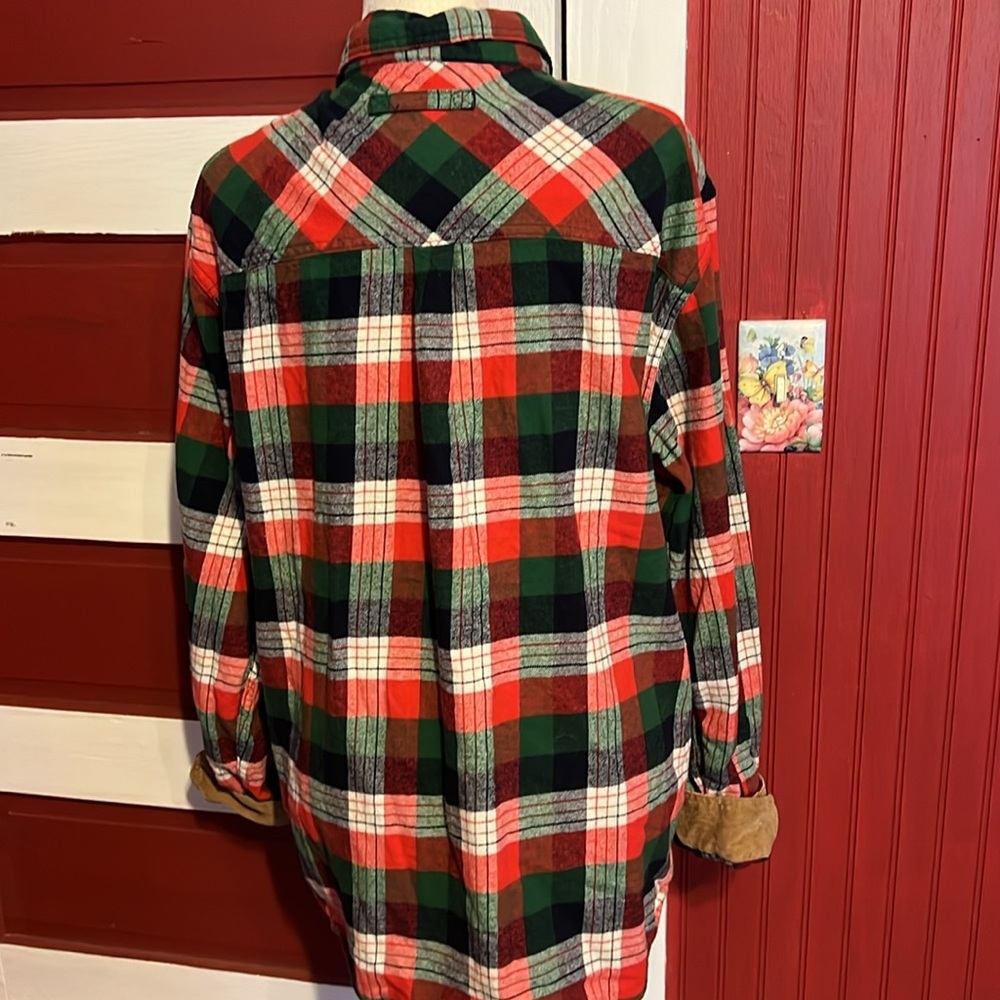 Legendary Whitetails Men's Buck Camp Flannel Long Sleeve Plaid Corduroy Cuffs XL - Picture 5 of 10